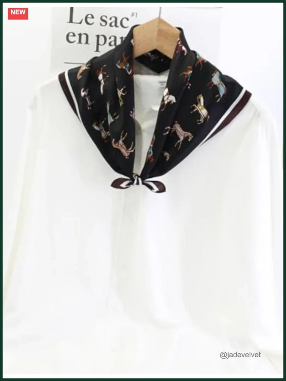 100% Pure Mulberry Silk Small Square Scarf 21x21 Digital Printed Neckerchief